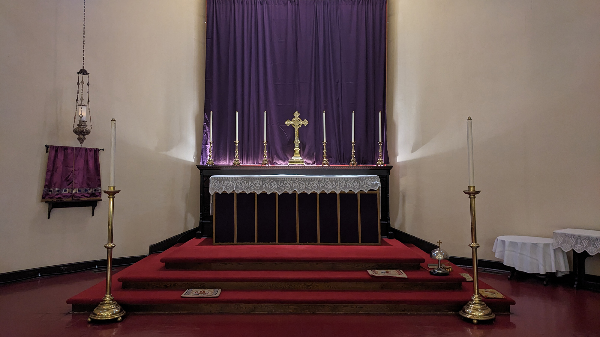 Altar at Lent I, February 18, 2024